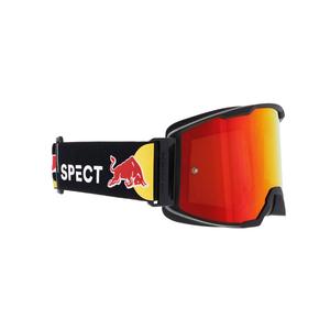 Motokrosa brilles Red Bull Spect STRIVE S melnas ar oranžu lēcu