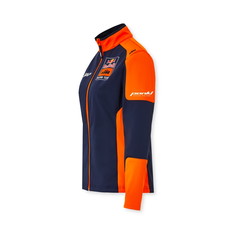 Sieviešu KTM Replica Team softshell jaka zili oranžā krāsā