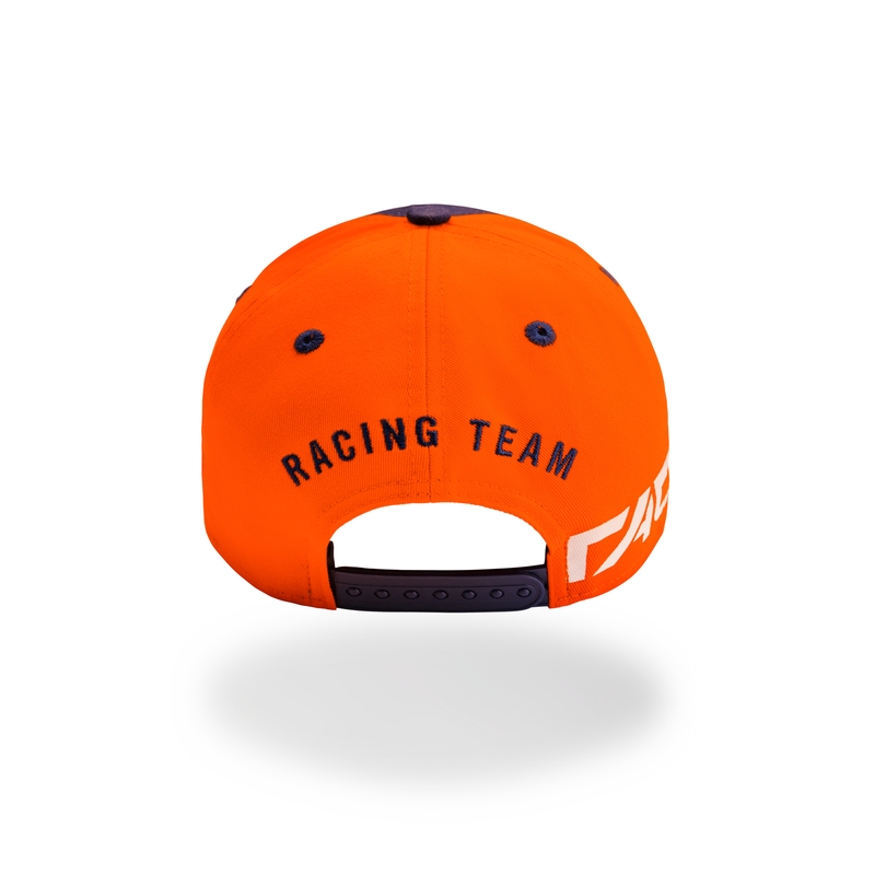 Cepure ar taisnu vizieri KTM Replica zili oranžā krāsā