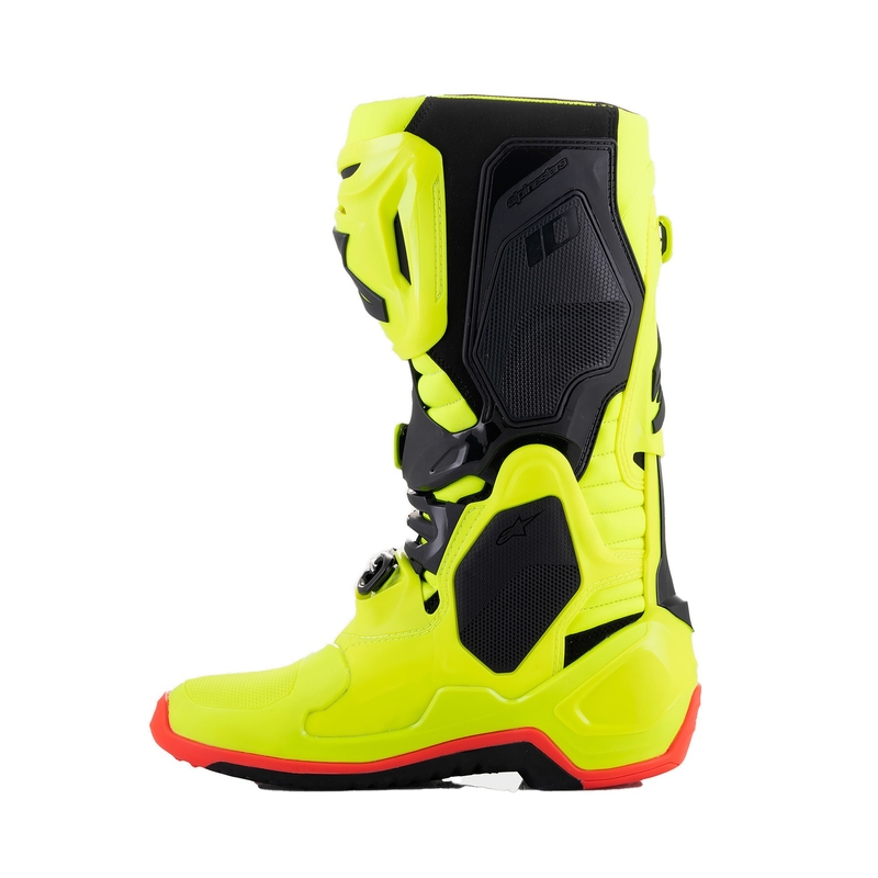 Alpinestars Tech 10 Yellow Fluo Black Fluo Motociklu zābaki