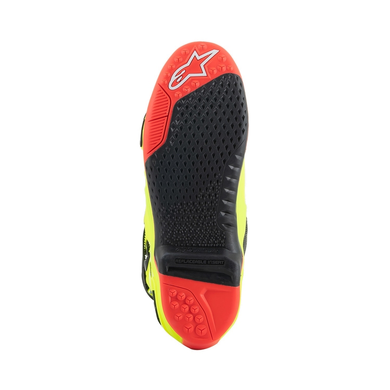 Alpinestars Tech 10 Yellow Fluo Black Fluo Motociklu zābaki