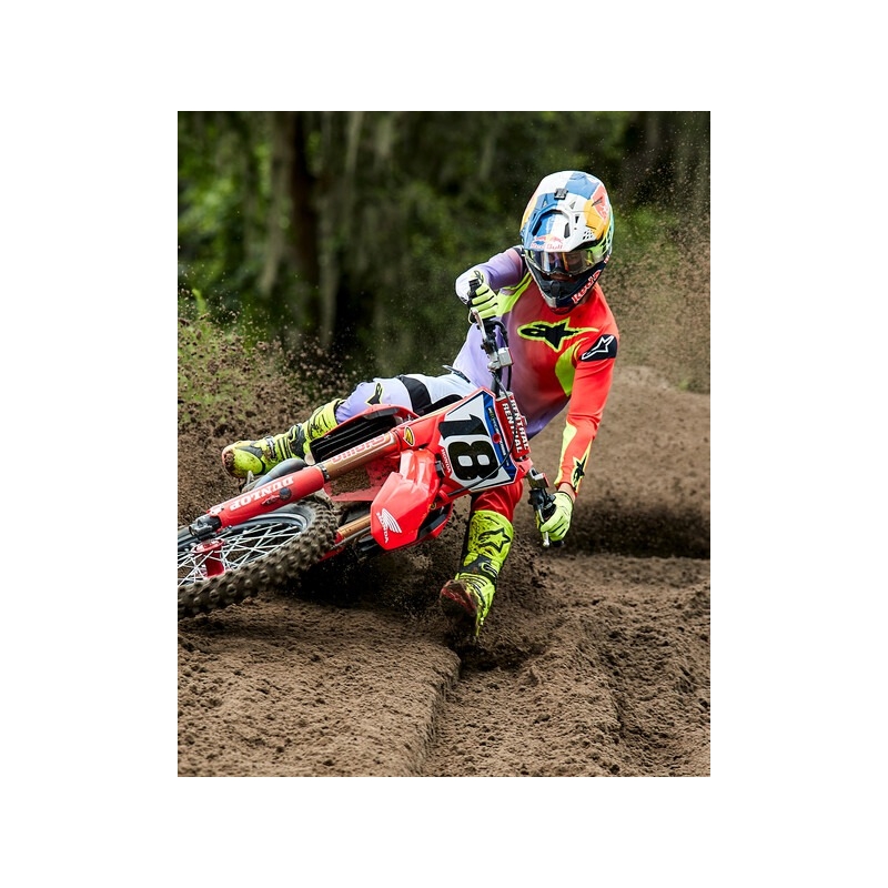 Alpinestars Tech 10 Yellow Fluo Black Fluo Motociklu zābaki