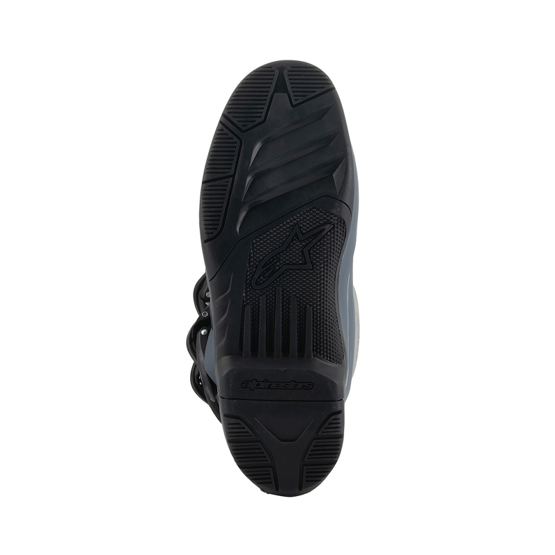 Alpinestars Tech 3 gaiši pelēki-melni-fluo dzelteni motocikla zābaki