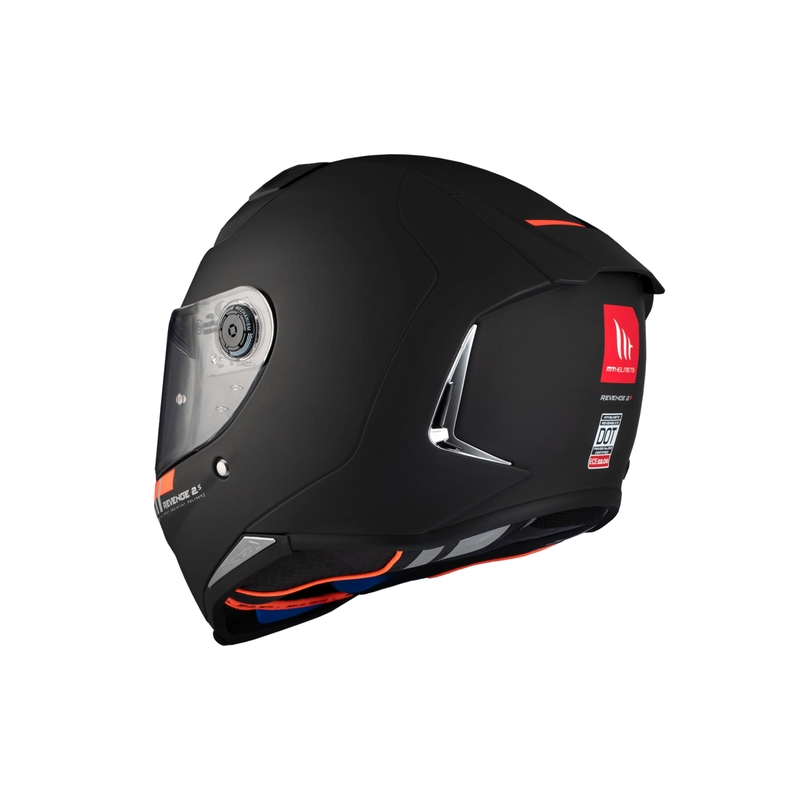 MT REVENGE 2 S SOLID A1 integrālā motocikla ķivere matēti melna