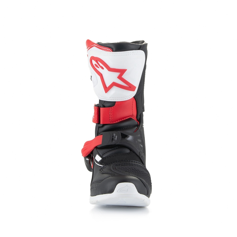 Alpinestars Tech 3S Bērnu melni, balti un sarkani motociklu zābaki