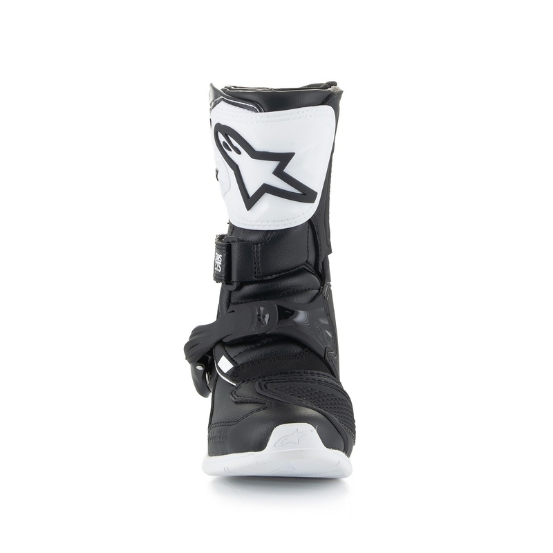 Alpinestars Tech 3S Bērnu melnbaltie motociklu zābaki