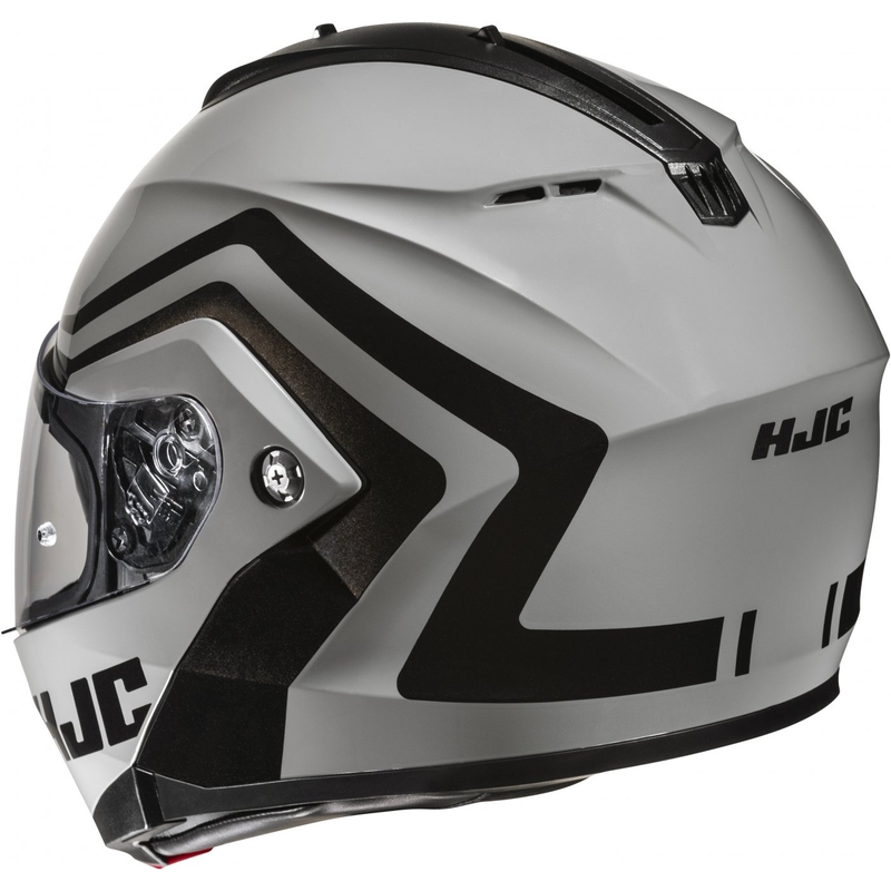 Flip-up motociklu ķivere HJC C91N Nepos MC5 pelēk- melna