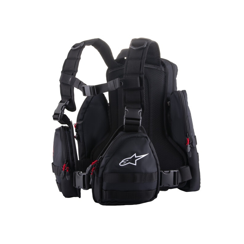 Alpinestars Techdura Tactical melnā un baltā 9 l mugursoma