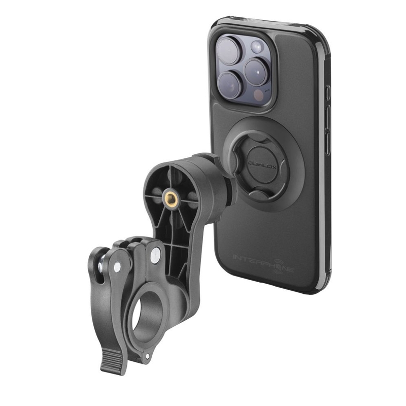Aizsargvāciņš Interphone QUIKLOX Tetraforce - Apple iPhone 15 Pro melns