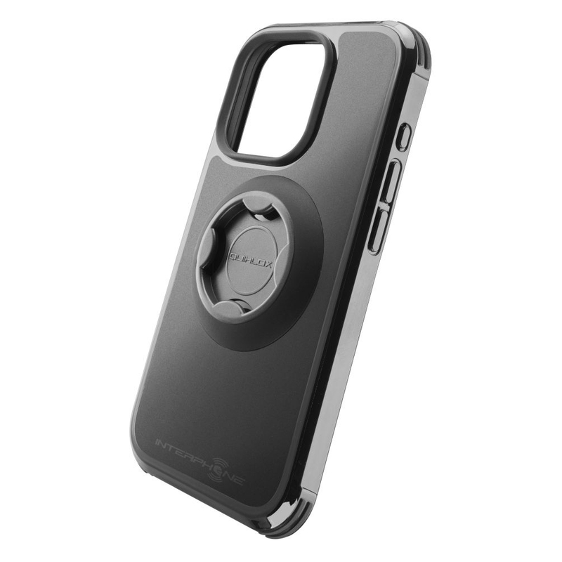 Aizsargvāciņš Interphone QUIKLOX Tetraforce - Apple iPhone 15 Pro Max melns