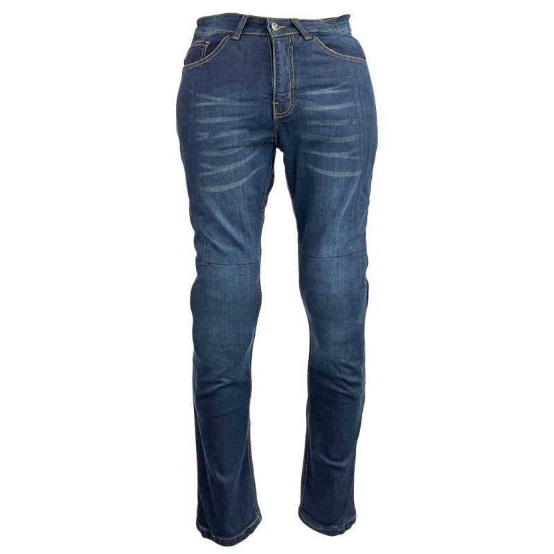 Sieviešu motocikla džinsi Roleff Aramid Blue