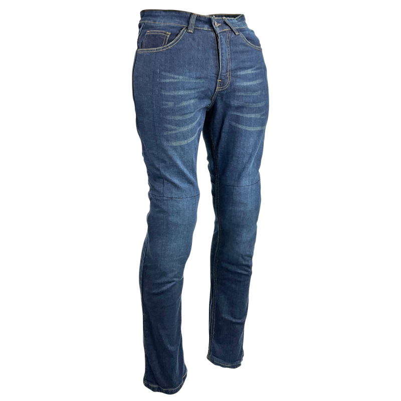 Sieviešu motocikla džinsi Roleff Aramid Blue