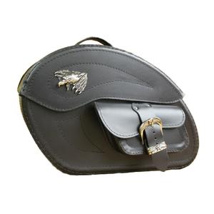 Ādas motocikla bagāžnieki RSA S262 melni 26 l