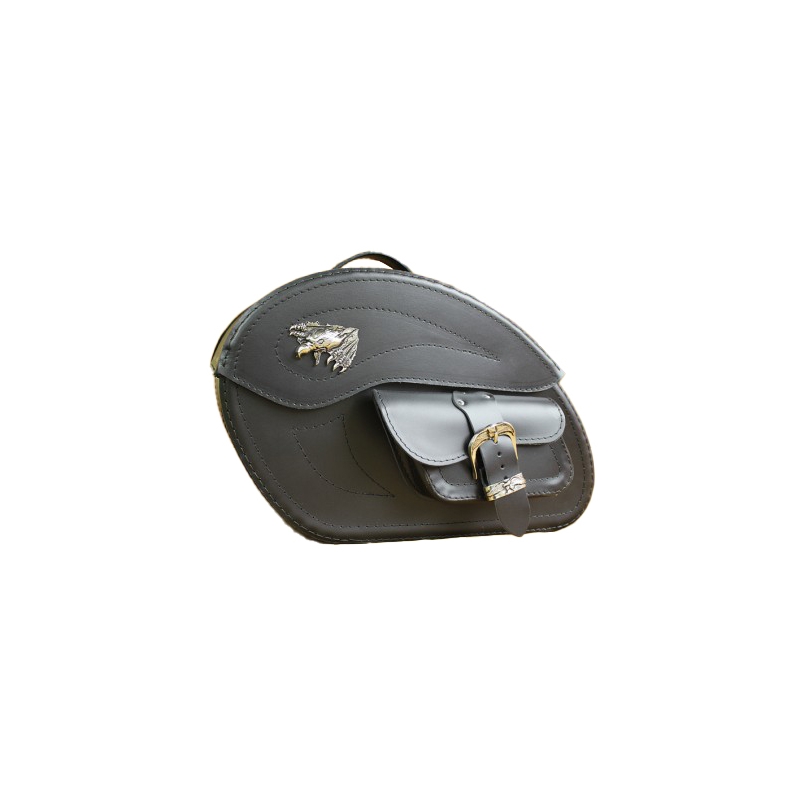 Ādas motocikla bagāžnieki RSA S262 melni 26 l