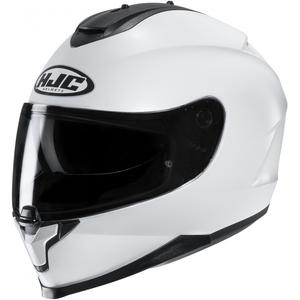 HJC C70N Solid Pearl White Integrālā motocikla ķivere