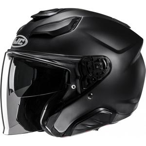 Atvērtā motociklu ķivere HJC F31 Solid black