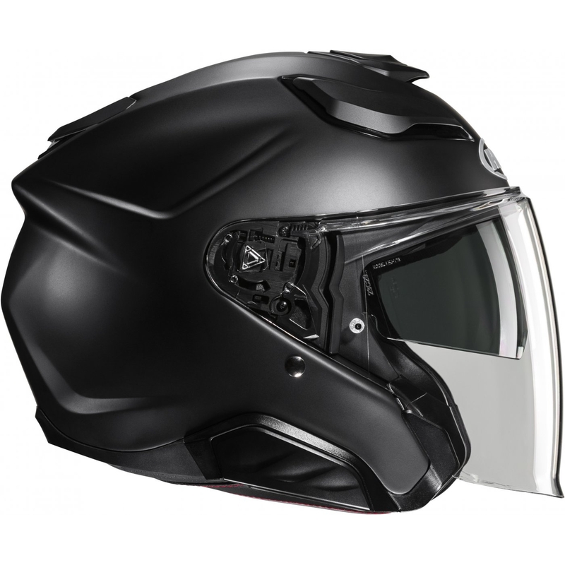 Atvērtā motociklu ķivere HJC F31 Solid black