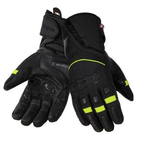 Motocikla cimdi SEVENTY DEGREES SD-T7 melns-fluo dzeltens