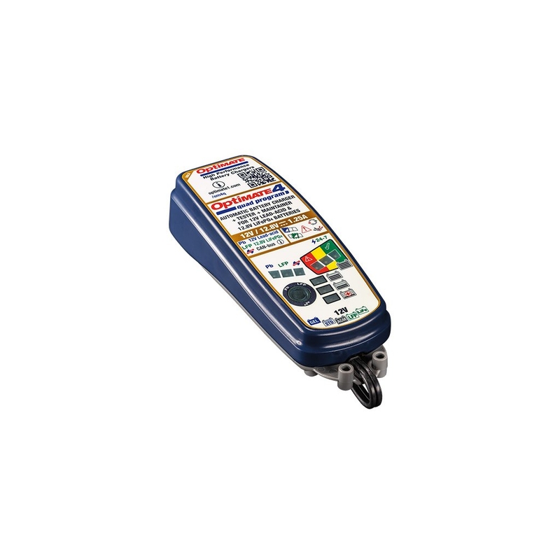 Nabíječka baterií TecMate- Optimate 4 QUAD PROGRAM CAN-BUS PREMIUM 12V/12.8-1.25A