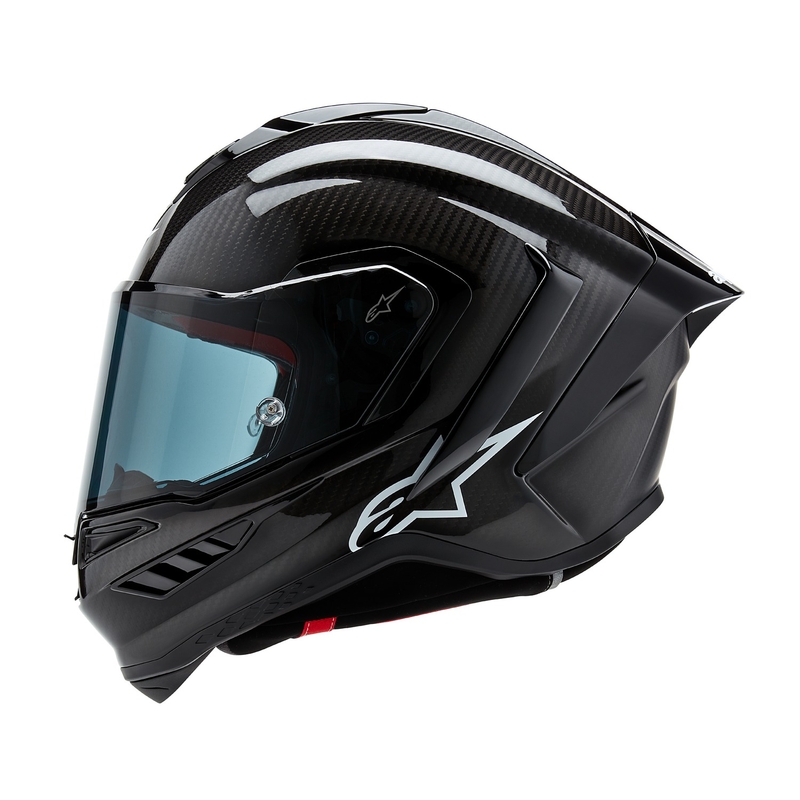 Alpinestars Supertech R-10 Solid Black Integrālā motociklu ķivere