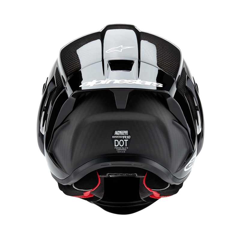 Alpinestars Supertech R-10 Solid Black Integrālā motociklu ķivere