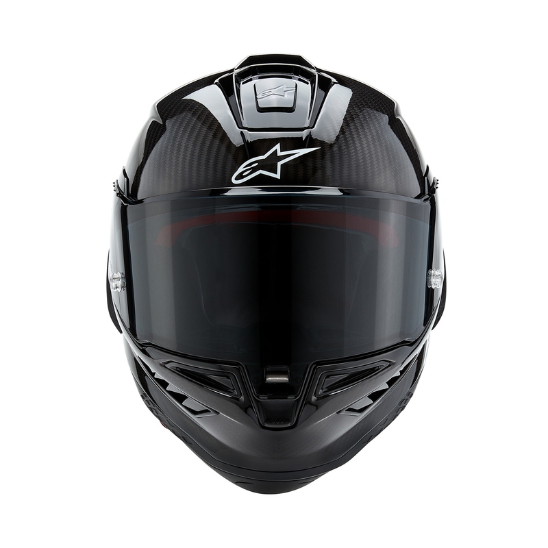 Alpinestars Supertech R-10 Solid Black Integrālā motociklu ķivere