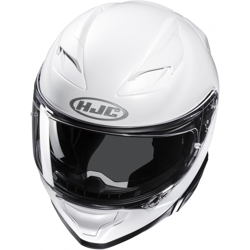 HJC F71 Solid Pearl White integrālā motocikla ķivere