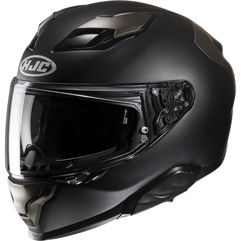 Integrēta motocikla ķivere HJC F71 Solid matēts melns