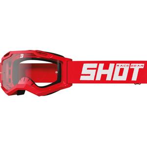 Bērnu motokrosa brilles Shot Rocket Kid 2.0 red (caurspīdīgs pleksi)