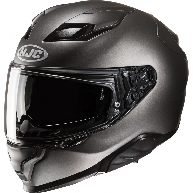 HJC F71 Solid titāna pelēka integrālā motocikla ķivere