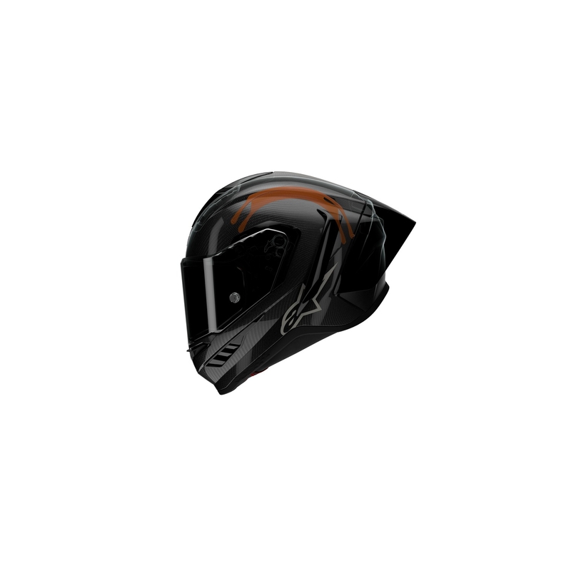 Alpinestars Supertech R-10 Team oglekļa fluo sarkanā-zilā-baltā matēta integrālā motocikla ķivere