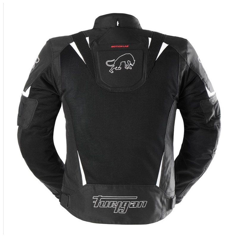 Motocikla jaka Furygan ULTRA SPARK 3IN1 VENTED+ melns un balts