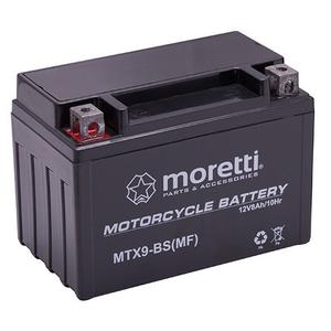 Moretti MTX9-BS bezatkopšanas želejas akumulators, 12V 8Ah