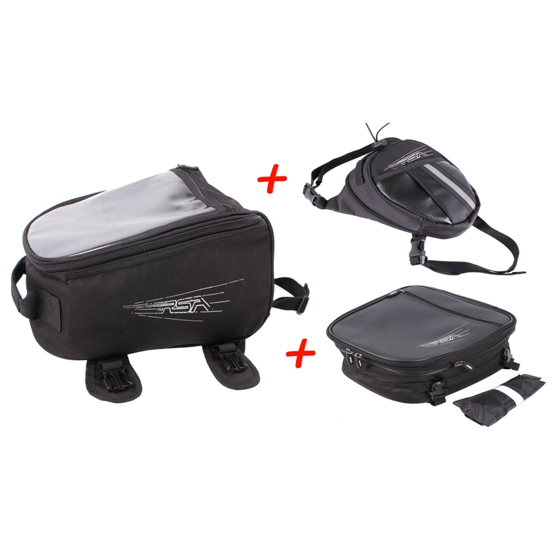 KOMPLEKTS: RSA somiņa + augšstilba somiņa + seglu soma