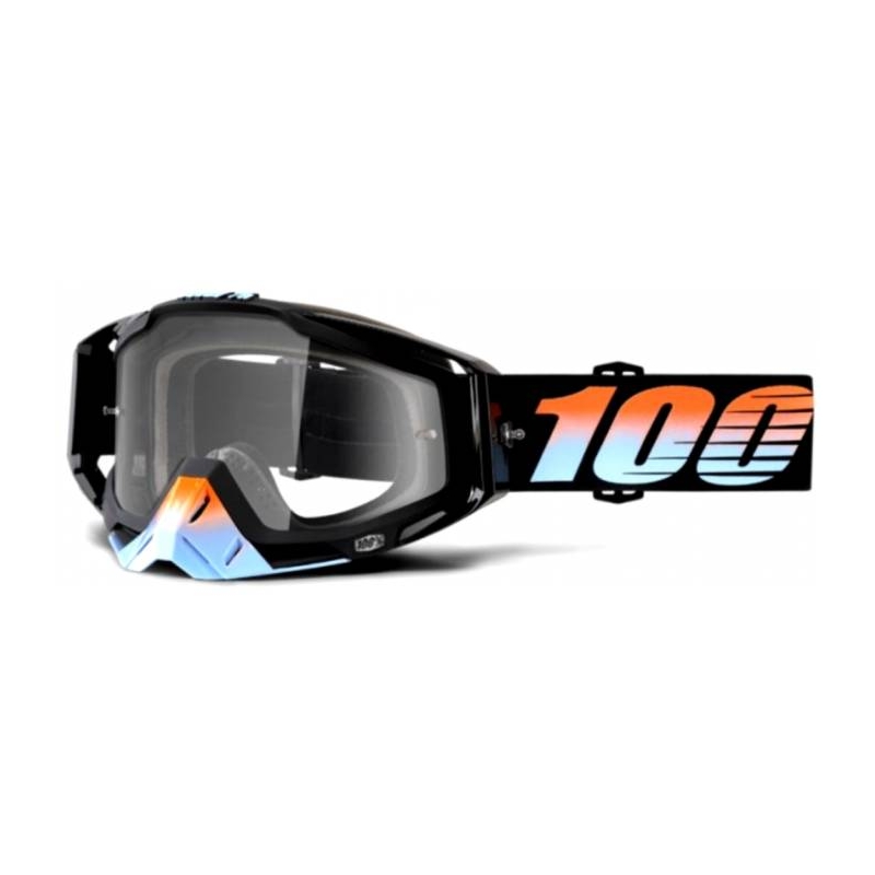 Brýle 100% Racecraft Starlight černé (čiré plexi)