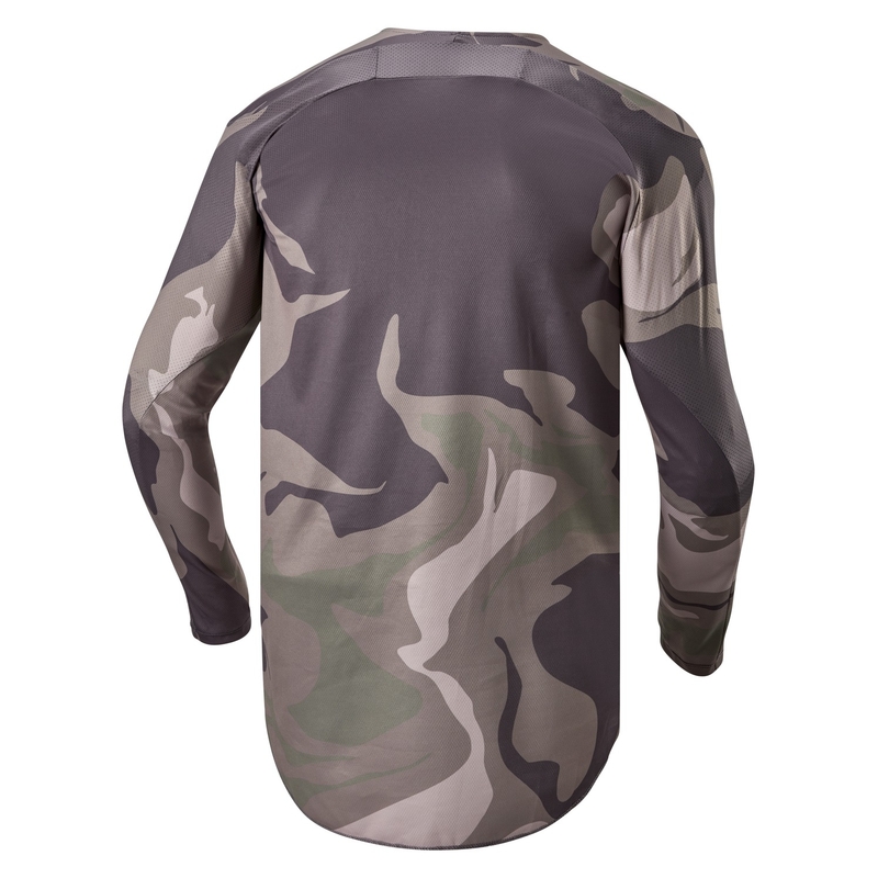 Alpinestars Racer Tactical motokrosa krekliņš zaļš kamuflāžas-brūns