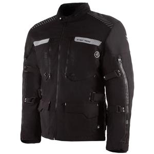 Street Racer Visu sezonu melna motocikla jaka