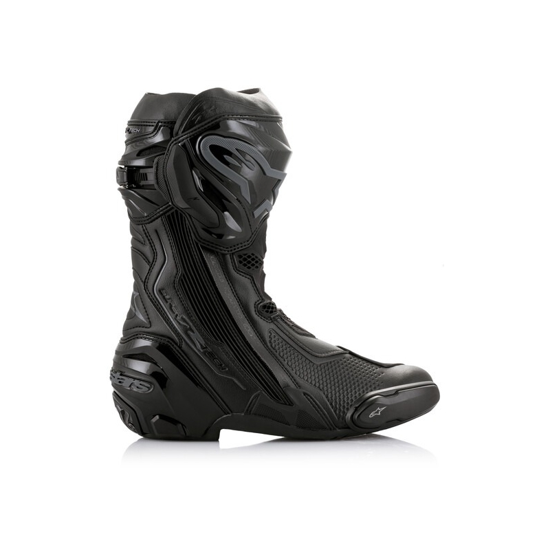 Alpinestars Supertech R Black Motociklu zābaki