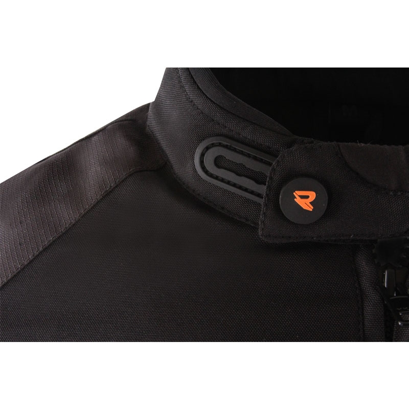 Street Racer Flex Air motocikla jaka melna-oranža