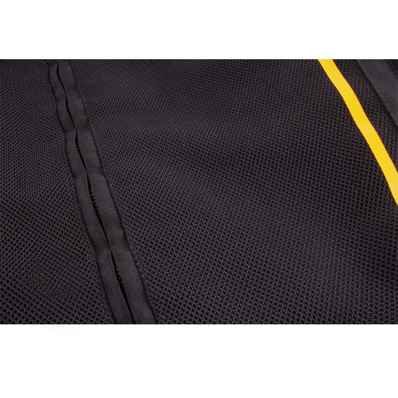 Street Racer Flex Air motocikla jaka melna-oranža