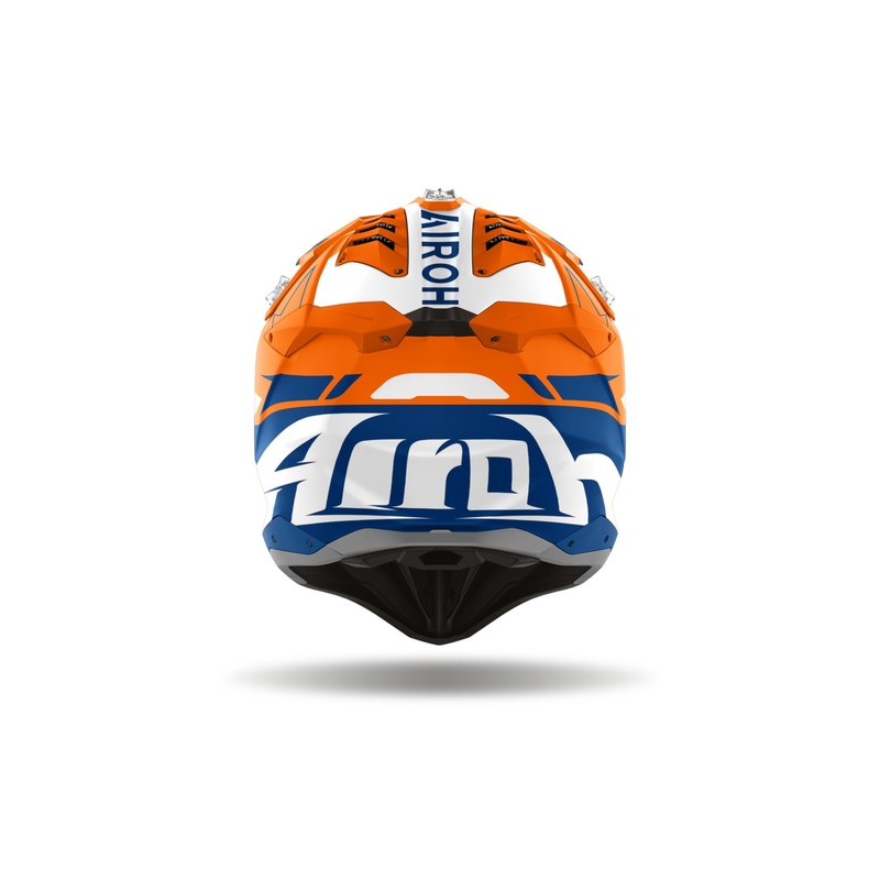 Motokrosa ķivere Airoh Aviator 3 Spin fluo orange matēta