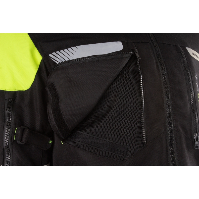 Street Racer All Season Black-Fluo Yellow motocikla jaka