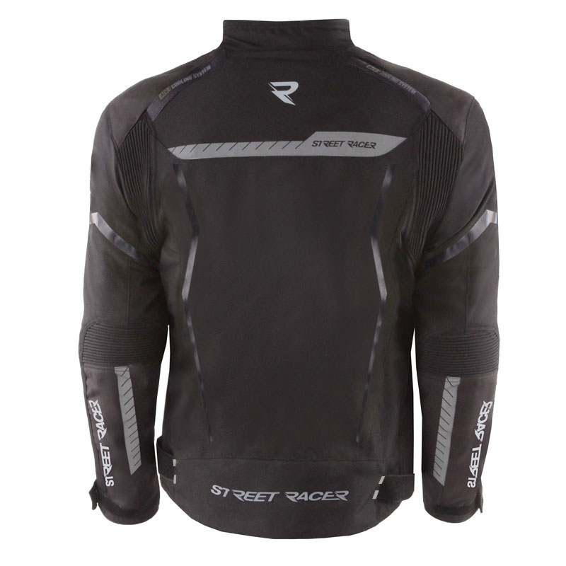 Street Racer Flex Black Motocikla jaka