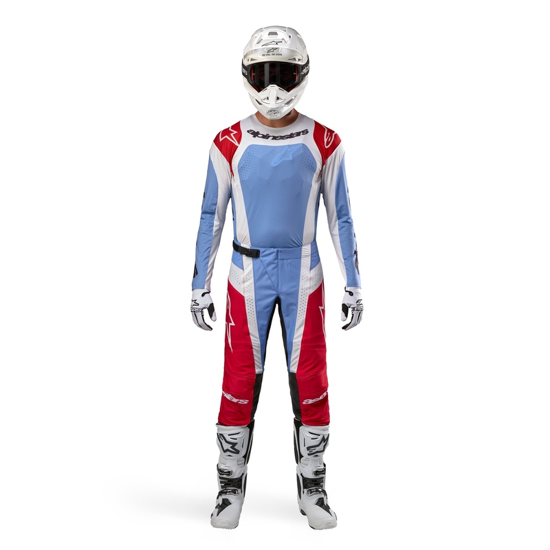 Alpinestars Techstar Ocuri Blue-White-Red motokrosa krekls