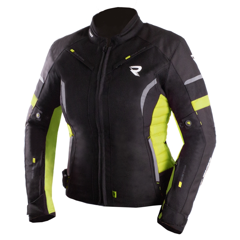 Sieviešu motocikla jaka Street Racer Betty II black-fluo yellow