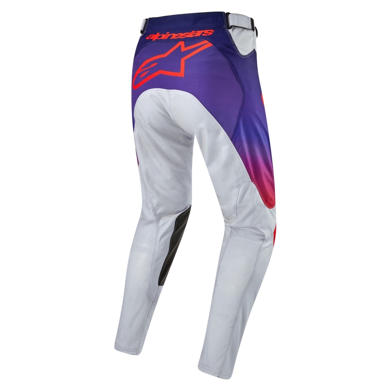 Alpinestars Racer Hoen motokrosa bikses pelēki-zilas-oranžas