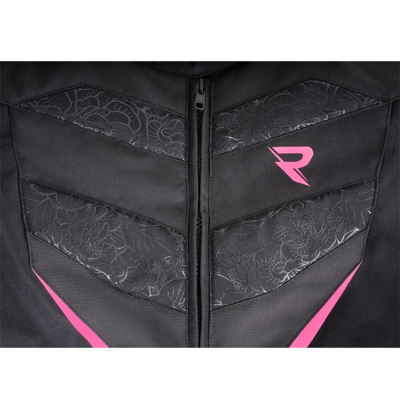 Sieviešu motocikla jaka Street Racer Rose Black and Pink