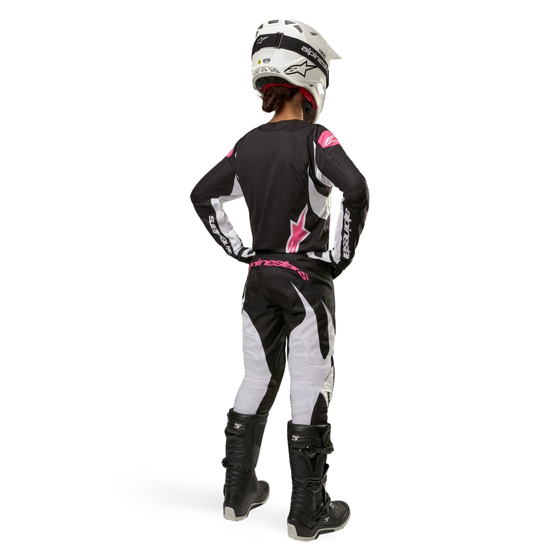 Alpinestars Stella Fluid sieviešu motokrosa bikses Black and White
