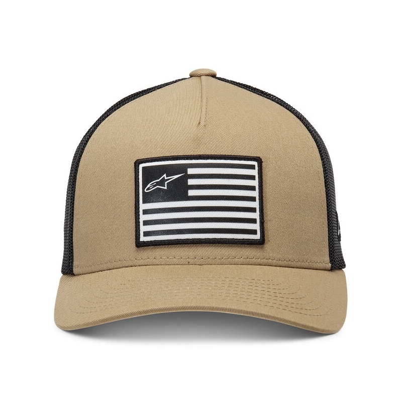 Alpinestars Flag Snap cepure sand-black-white