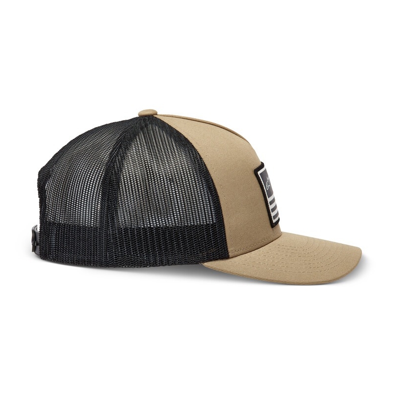 Alpinestars Flag Snap cepure sand-black-white